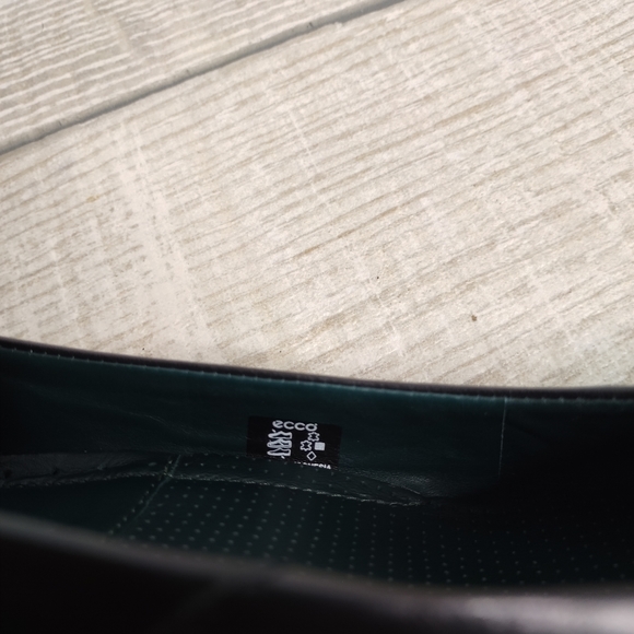 Ecco Black Noir Women's Sculptured Pumps EUR 38 US 7/7.5 - Picture 5 of 13